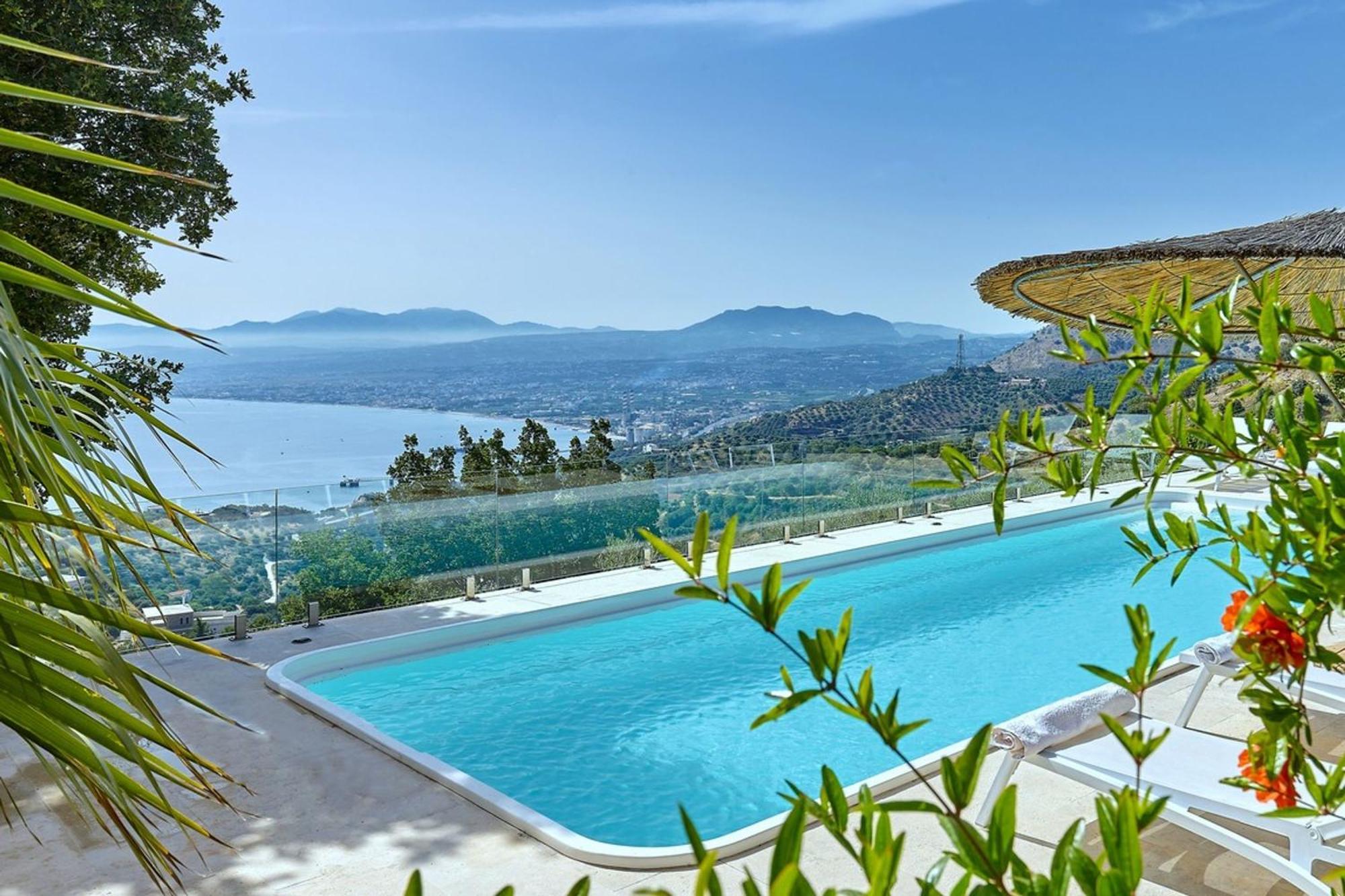 Villa Vollard With Amazing View Pool Heraklion  Exterior photo